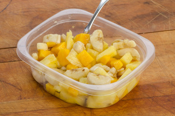 Preparing Fruit Salad