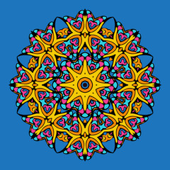 mandala in Oriental style. Vector