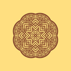 Mandala design. Mandala, circular ornament