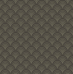 Abstract wave pattern seamless background, Vector illustration