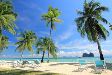 Obraz na płótnie Canvas The paradise island in trang province , thailand