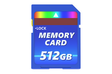 Fototapeta premium memory card 512GB