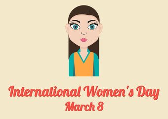 Poster for International Women's Day (March 8)