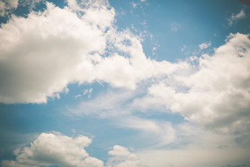 cloud on blue sky