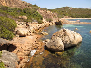 Fototapeta na wymiar Lucky Bay, Cape Le Grand NP, West Australia 