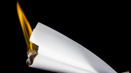 Burning a confidential document
