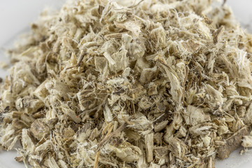 Close up view of Marshmallow root