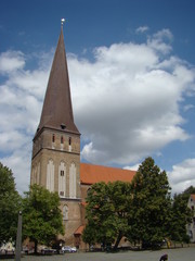 Fototapeta na wymiar Rostock church
