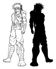 samurai illustration