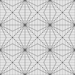 Vector modern seamless geometry pattern squares 3d , black and white abstract geometric background, pillow print, monochrome retro texture, hipster fashion design