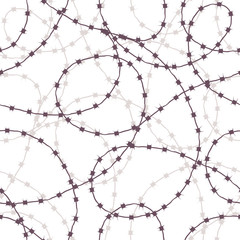 Barbed wire. Seamless background - 102762915