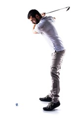 Golfer man
