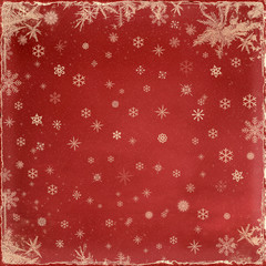 Abstract Christmas background with snowflakes