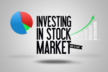 Investing in Stock Market - Copy Space - Website - Template - Banner Illustration - Business - Finance - Header