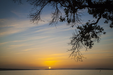 Sonnenaufgang in  Auckland