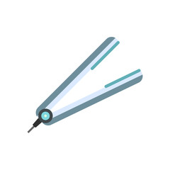 Hair straightener flat icon 
