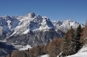 Italien, Südtirol, Dolomiten, Sexten, Sextener Dolomiten, Helm, Innichen, Wintersport