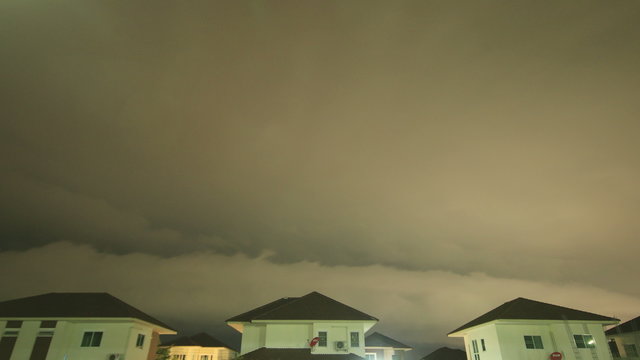 Thunderstorm lightning and rain storm clouds running ,Time Lapse  ,UHD 4k 3840x2160.

