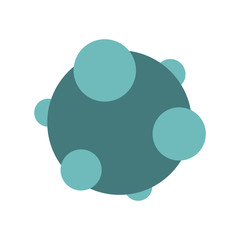 Virus flat icon