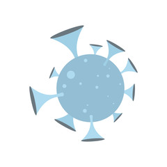 Virus flat icon 