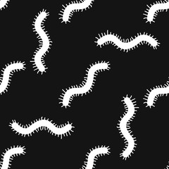 Virus black simple pattern