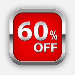 60% off plate in silver frame