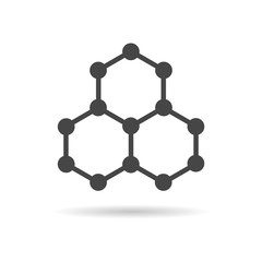 Symbol chemistry, science icon