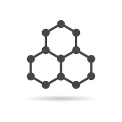 Fototapeta premium Symbol chemistry, science icon