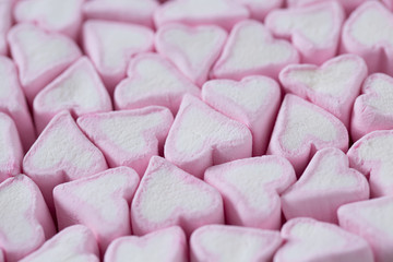 heart-shaped marshmallows