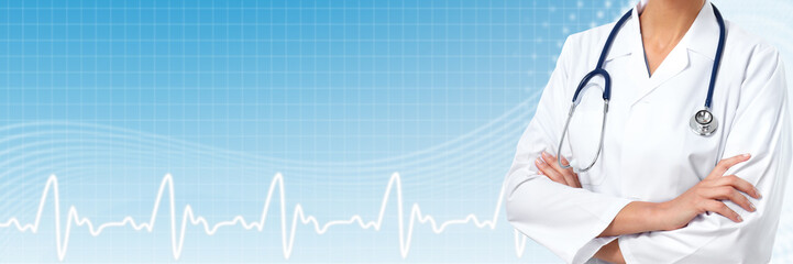 Hands of Doctor woman.