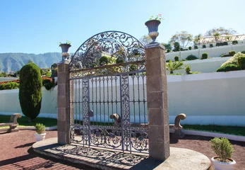 Foto op Aluminium  Wrought iron gate in La Orotava, Tenerife, Spain © jorisvo
