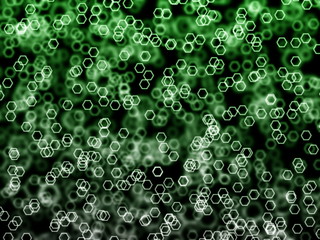 Hexagonal technology background