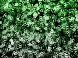Hexagonal technology background