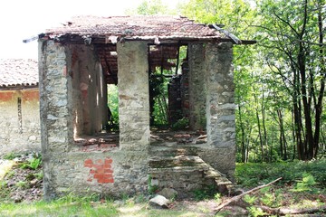 Fototapeta premium ruin in the mountains
