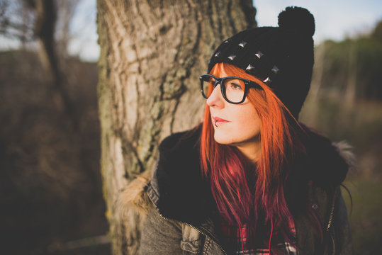 Young Woman in the Forest