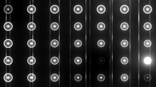 Floodlights silver disco background. Abstract motion background, shining lights, energy waves.