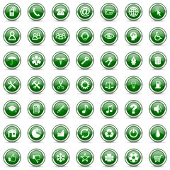 business internet vector icons set 