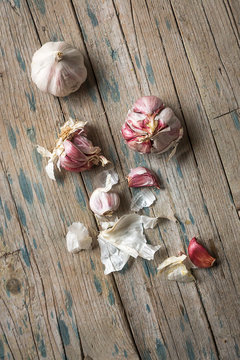 Healthy garlic