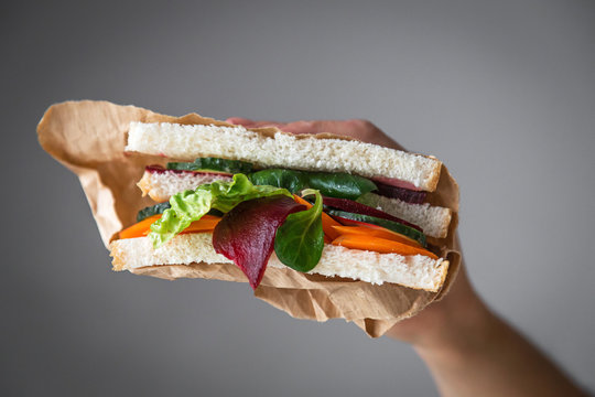 Delicious vegetable sandwich
