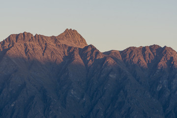 sunset over lake wakatipu