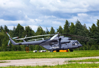 Russian transport helicopter