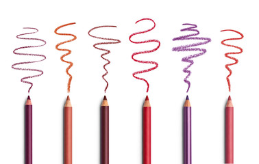 eyeliner pencil make up beauty cosmetics - obrazy, fototapety, plakaty