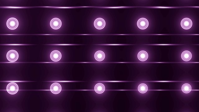 Floodlights pink disco background. Abstract motion background, shining lights, energy waves.