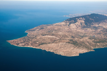 Fototapeta premium Aerial view of Kefalonia