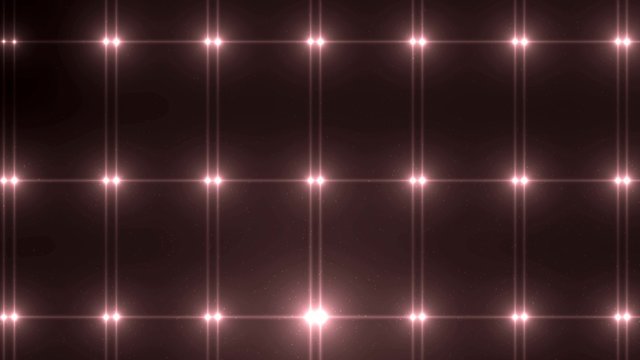 Floodlights Red disco background. Abstract motion background, shining lights, energy waves.