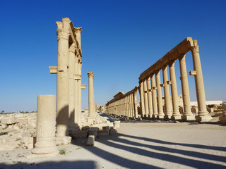 パルミラ遺跡　列柱道路