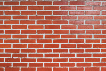 Modern red bricks wall pattern background