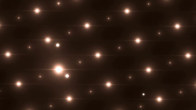 Floodlights orange disco background. Abstract motion background, shining lights, energy waves.