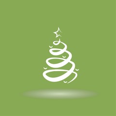 Pictograph of christmas tree