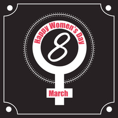 happy womens day design 